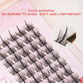 ANJOSIRMA Upgrade Eyelashes, Self grafting false eyelashes, Natural Individual Cluster EyeLashes, Quick DIY Eyelash Extensions. 