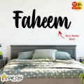 Gift City Presents 3D Name Abstract Wooden Wall Art, Laser Cut Wooden Name Wall Art. 