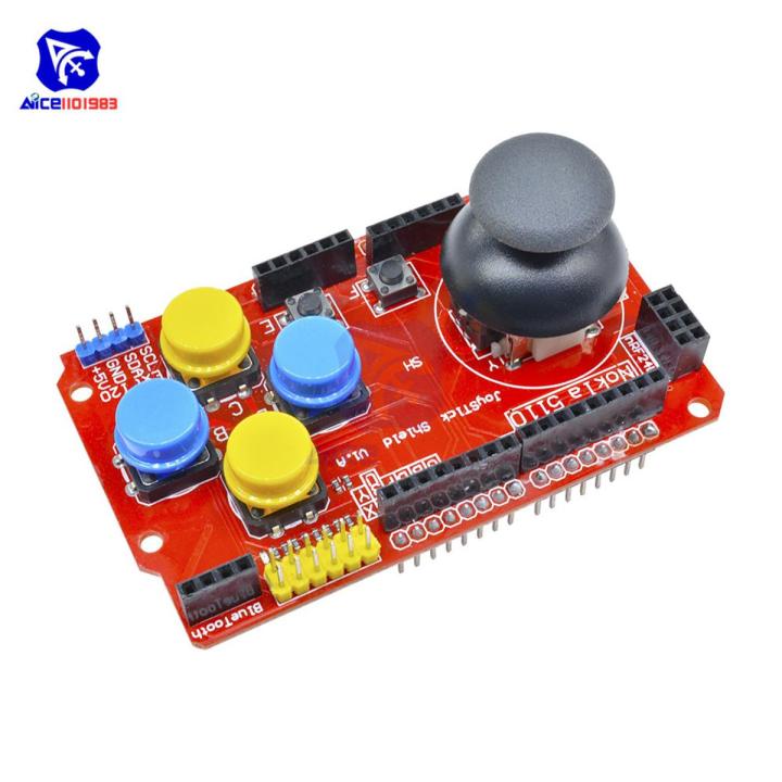 【Universal Car Parts Store】Gamepads JoyStick Keypad Shield for Arduino Nk 5110 I2C 3.3V Controller Board Module 100%