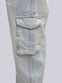 LMS Sky Blue Jogger Cargo Pants. 