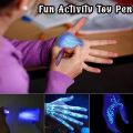 Magic Invisible Pen with UV Light - Cheating Pen Delight. 