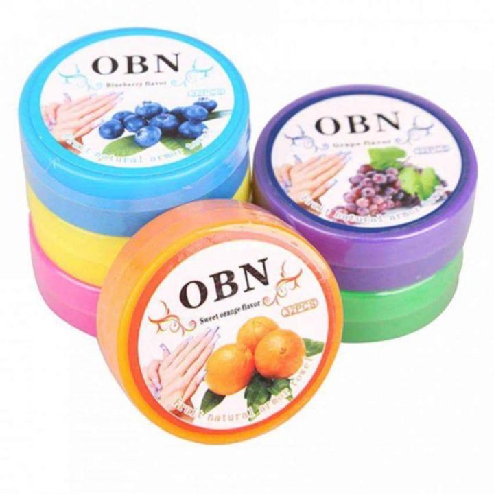 OBN Nail Polish Remover Tissue  6 box