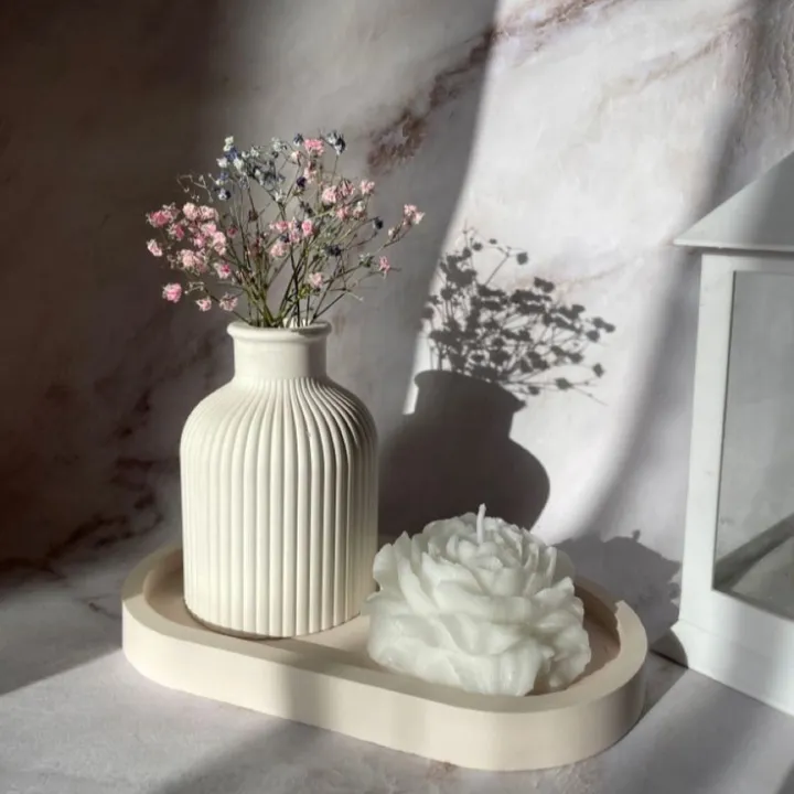 Beautiful%202pc%20set%20%7C%20concrete%202pc%20set%20%7C%20mini%20vase%20and%20oval%20tray%20set%20%7C%20Home%20decoration%20ideas%20-%20Image%202