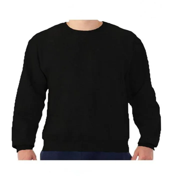 Jack%20Beos%20Plain%20Black%20Fleece%20Cotton%20Sweatshirt%20For%20Men%20-%20Image%202