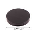 Reusable Empty Single Black Circular Highlight Box Blush Shadow Powder Box With Mirror Aluminum Pan Inside Diameter 59mm. 