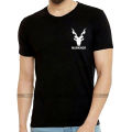 Markhor Logo T Shirt For Mens Printed T-Shirt Half Sleeves Round Neck Tshirt. 