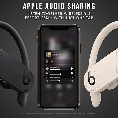 Powerbeats Pro Wireless Earbuds - Apple H1 Headphone Chip, Class 1 Bluetooth Headphones, 9 Hours of Listening Time, Sweat Resistant, Built-in Microphone -Aniqa_Mart