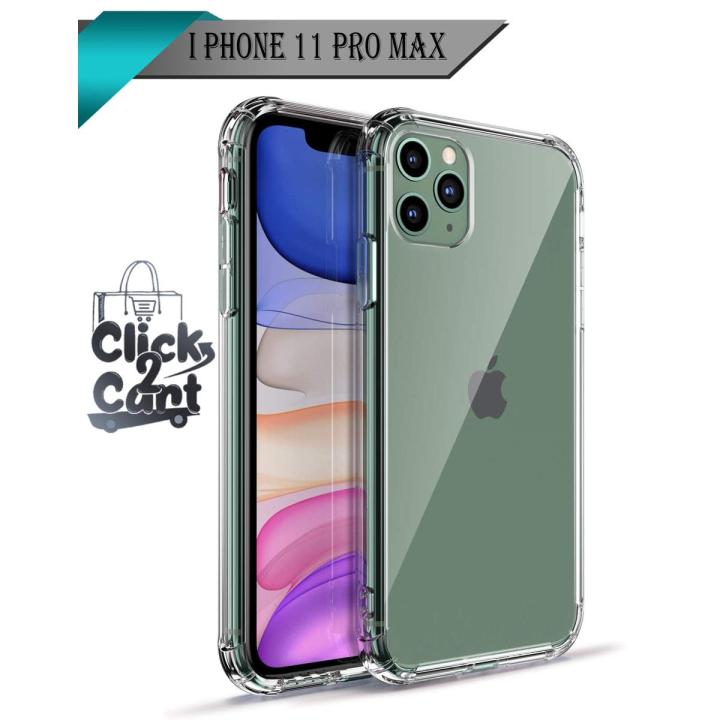 Iphone 11 Pro Max Back Cover Transparent Bumper Anti Shock Soft