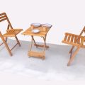 Portable High Quality wooden folding Set 2 Chairs and 1 Table/Outdoor Picnic Solid Wooden folding Set 2 Chairs and 1 Table. 