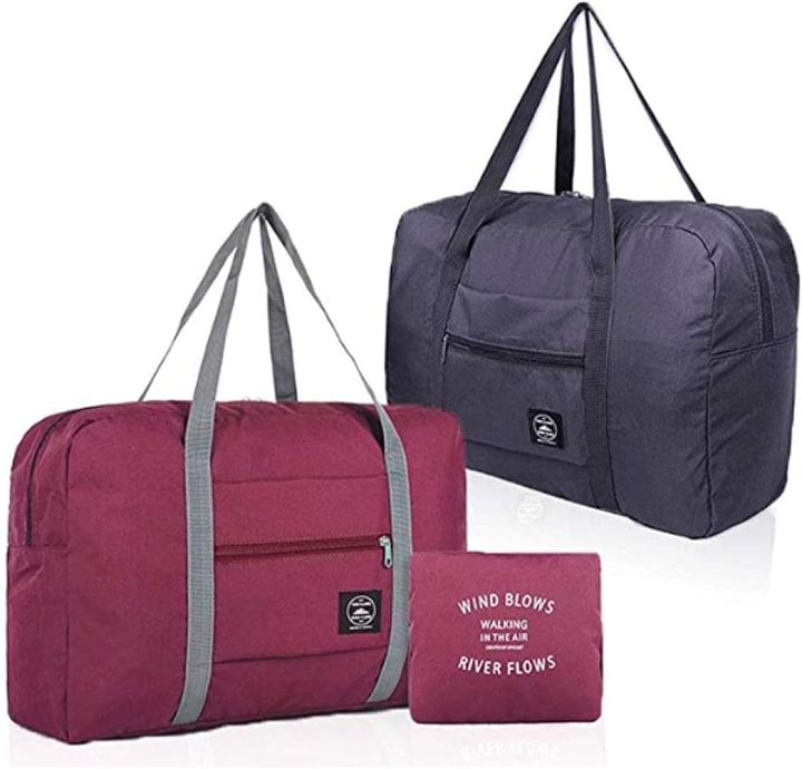 Weekender%20Bags%20for%20Women,%20Foldable%20Duffle%20Bag%20For%20Travel,%20Carry%20on%20Overnight%20Bag,%20Gym%20Bag%20Tote%20Bag%20-%20Image%205