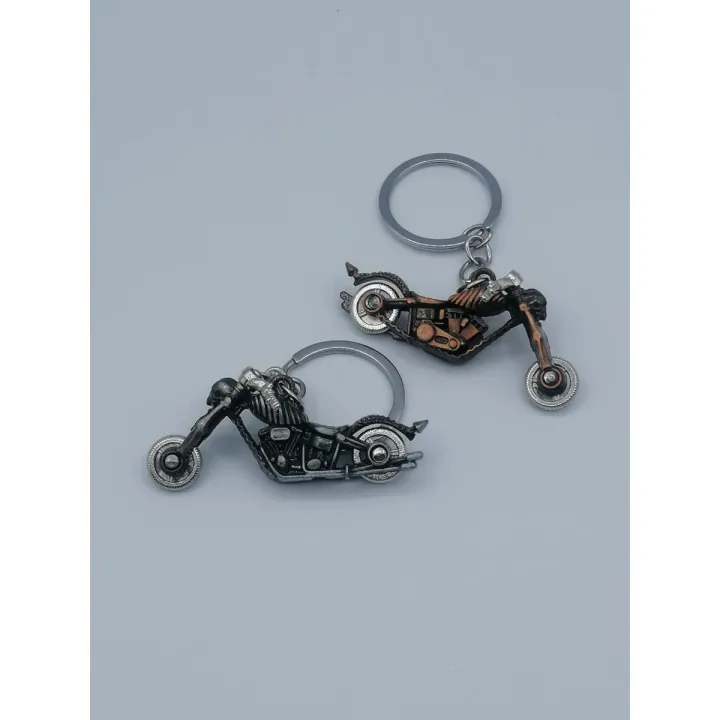 Wire Wrapped Motorcycle Keychain Ss Key Ring Royal Enfield Meteor