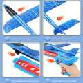 Airplane Launcher Toy with Foam Glider Planes - Fun Flying Airplane Toy for Kids, Boys & Girls - Perfect Birthday Gift. 
