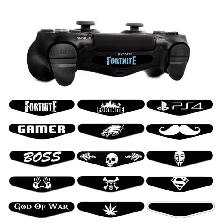 Led Light Bar Decal Sticker For PlayStation 4 For Ps4 Controller Dual Shock Joystick 4 PC'S