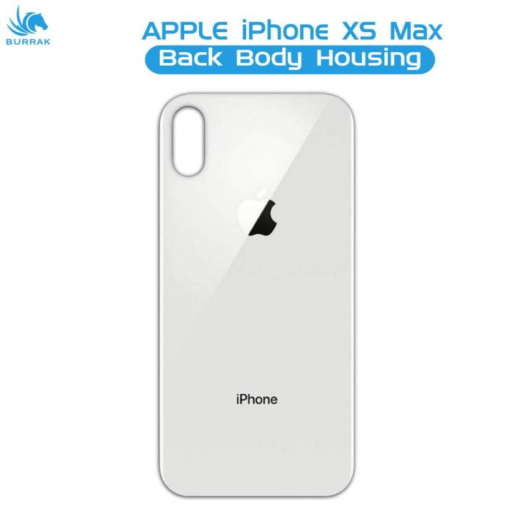 Apple iPhone Xs Max Rear Back Body Casing Housing Replacement Battery Back Door For Apple iPhone Xs Max - Silver