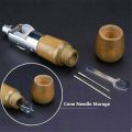 DIY Stitch Needles Handmade Speedy Stitcher Leather Craft Tool Sewing Needle Kit Awl. 