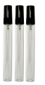 3 pcs 10ml empty Clear Glass Spray Pen for use Perfume for Essential Oil Transparent Glass Spray Bottles 10ml Tester pen refillable. 