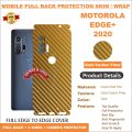 MOTOROLA EDGE PLUS 2020 FULL BACK 360 premium Protection Skin Wrap full cover Premium Quality. 