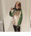 Korean Fashion Autumn Winter Korean Version Of Loose Students With Velvet Thickened Stitching Clothes Women'S Clothing Hooded Jacket Female New Products. 