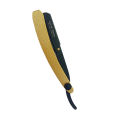 High Quality Shaving Razor - Matt Black/Gold Straight Professional Razor For Men Barber Salon - Safety Cut Throat Ustra - Made of steel. 