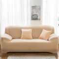 Jersey 5 Seater Sofa cover (3+1+1) | Standard Size, Stretchable Jersey Solid Color Elastic Fitted Sofa Covers. 