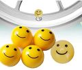 Tyre Valve Emoji Smiley 2 Pcs for Motorcycle / Car. 
