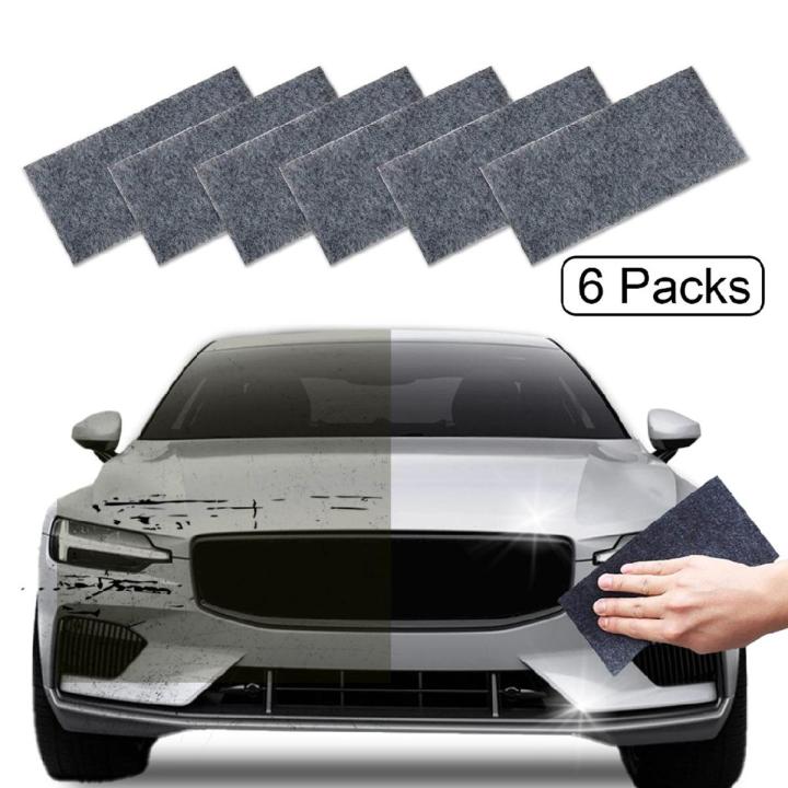 Nano Sparkle Cloth for Car Scratches 6 Pcs Nano Magic Cloth Scratch Remover