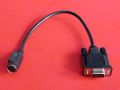 RS232 DB9 Female to 8 Pin Mini DIN Female Adapter Cable 8” Genuine Branded. 