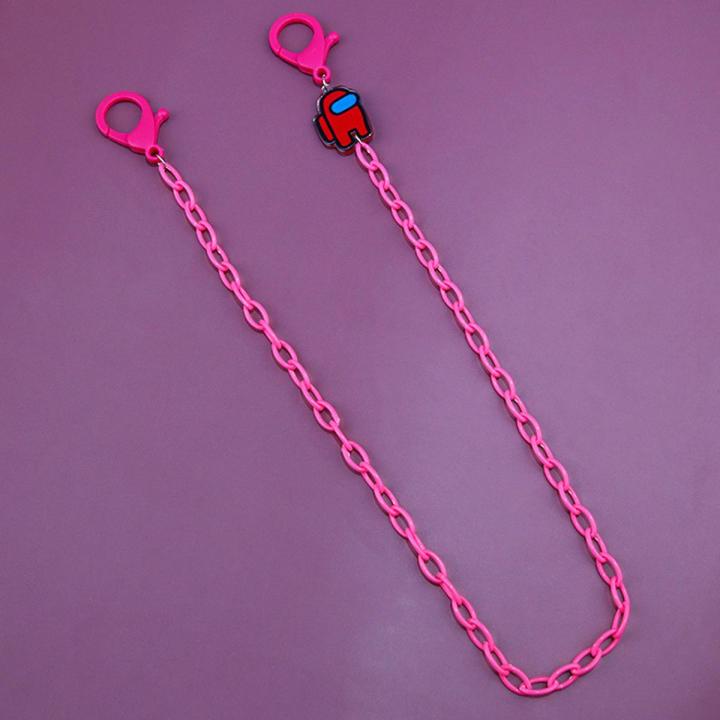 Mask Chain Child Among Us Face Multicolor Among Us Glasses Chain Among Us Mask Chain Fashion Store