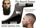 Men darhi Ka Khat Beard Shaper Beard Comb Shaping Tool Goatee Styling Template Combs Transparent for Hair Trim Beards. 