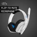 ASTRO A10 Wired Gaming Headset , Lightweight and Damage Resistant, ASTRO Audio, 3.5 mm Audio Jack, for Xbox Series X|S, Xbox One, PS5, PS4, Nintendo Switch, PC, Mobile -  (Without box) black & white/blue (Free Y Splitter). 