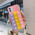 Cartoon Unicorn Push Bubble Coin Wallet Bags Case For OPPO Realme 5 Pro 6 6i 6S 7 8 C11 2021 C12 C15 C17 C20 C21. 