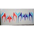 Tanki Tapa Sticker 1998 Model Honda 125 ( COMPLETE SET ). 