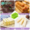 Durable Butter Mold Food-grade Silicone Butter Mold with Airtight Lid Homemade Butter Making Mould for Refrigerator Storage Kitchen Supplies. 