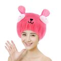NYT Microfiber Hair Dry Cap Big Eyes Shower Cap Quick-Drying Hair Hat Bath Wrapped Towel For Women Kids Bathroom Accessories. 