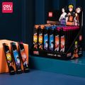 Deli S1350 0.5mm 2B NARUTO Mechanical Pencil Replace Lead Kawaii Pencil Refill Student Supplies Stationery Straggle Steipos. 