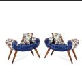 Telephone Puffy Chairs Two New Modern Design, Room, Diningroom, Office, Guest Room.. 