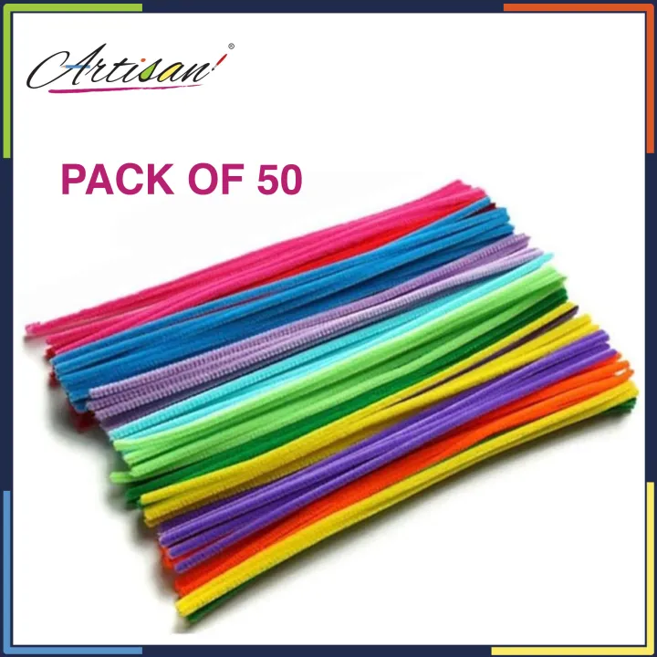 Artisan%20-%20Pack%20of%2050%20-%20Pipe%20Cleaner%20Velvet%20Sticks%20-%20Multicolour%20-%20Image%205