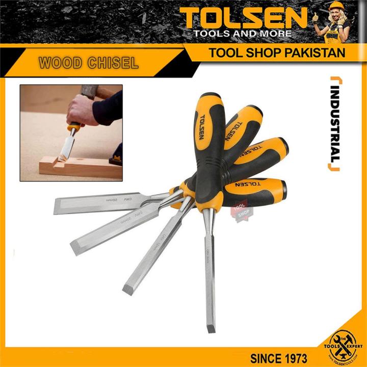 Tolsen Industrial 4pcs Wood Chisel