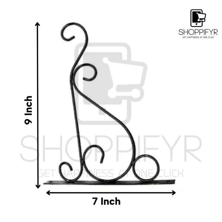 SHOPPIFYR%20%7C%20Iron%20Garden%20Wall%20Hanging%20Stand%20%E2%80%93(Only%20Stand)Heavy%20Duty%20Metal%20Plant%20Hanger%20for%20Pots,%20Balcony%20&%20Home%20Decor%20,%20Iron%20garden%20wall%20hanging%20stand,%20wall%20mounted%20plant%20stand,%20metal%20plant%20hanger,%20iron%20pot%20holder,%20hanging%20plant%20stand,%20balcony%20plant%20hanger%20-%20Image%202