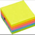 Pack Of 1 & 2 Pack of 200 Sheet - Multicolor Sticky Note Pad 3 X 3 76 X 76 multi colour Sticky Notes Book Mark Memo Pad Paper. 