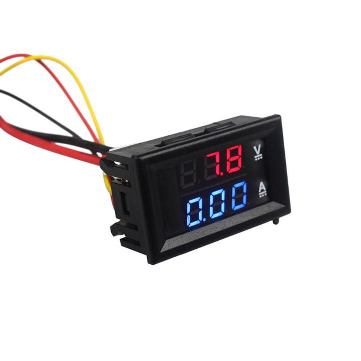 2 in 1 Digital Voltmeter Ammeter 0 to 100V 10A DC Volt Amp Meter With Shunt in Pakistan