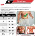 AQF Weightlifting Belt for men Gym Fitness, 4" Padded Lumbar Back Support, 7mm Thick Leather Training Belt with 11 Adjustable Holes (Medium). 