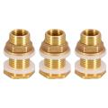 3 Sets 3/8 Inch Female 1/2 Inch Male Water Tank Connector Threaded. 