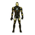 2 Pcs Set - Marvel Avenger Super Hero Action Figure Toy Set - Iron Man Red Iron Man Black Spider Man Captain America - Size 4.5 Inch/12cm. 