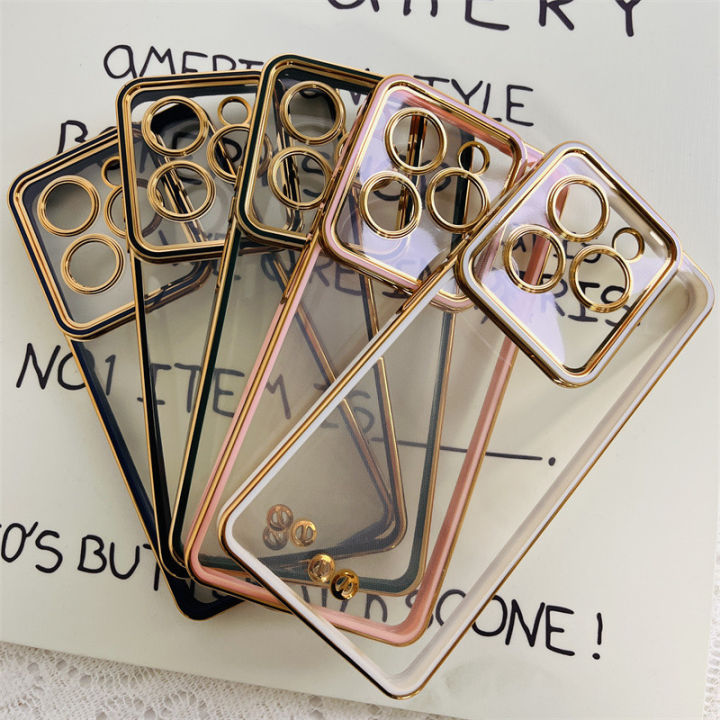 Transparent Phone Case for Infinix Hot 40 X6836 / Hot 40i X6528B / Hot 40 Pro Shockproof Protect Camera Anti Drop Clear