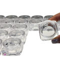 12pcs 10/5grams Empty Cosmetic Plastic Containers with clear lid storage, Cream Makeup Lotions Lip Balm Eyshadow Sample Glitter Storage, Nails art colors storage,  Mini Refillable art and craft Jars Small and medium travel containers. 