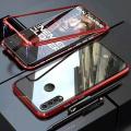 Huawei-P30 Lite - 360 Magnetic Adsorption Case Metal Frame Tempered. 