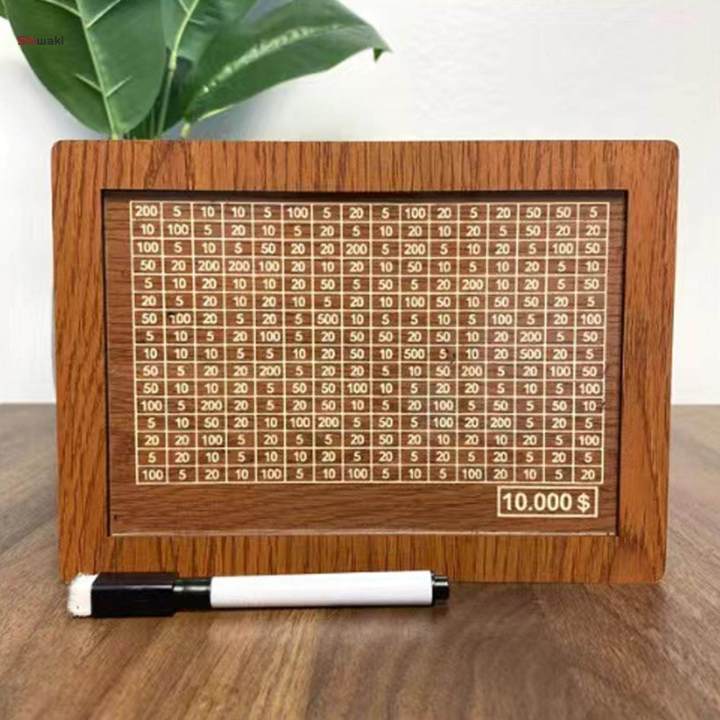 Money Saving Box with Counter Home Decor Money Bank with Money Saving Target