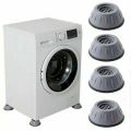 4Pcs Anti Vibration Feet Pads Rubber Legs Slipstop Silent Skid Raiser Mat For Washing Machine Support Dampers Stand. 
