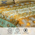 Khan Tex High Quality Multani Bedsheets – Glitter Brown Gold King Size Double And Single Bed Sheet Set With Pillow Covers. 